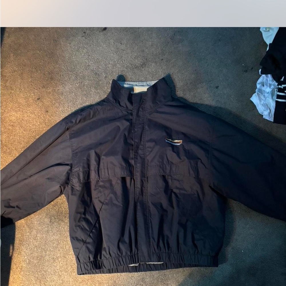 Men's Devon & Jones Navy Windbreaker Jacket